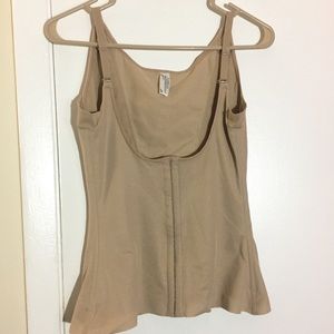 Underbust tank shapewear nude size lg